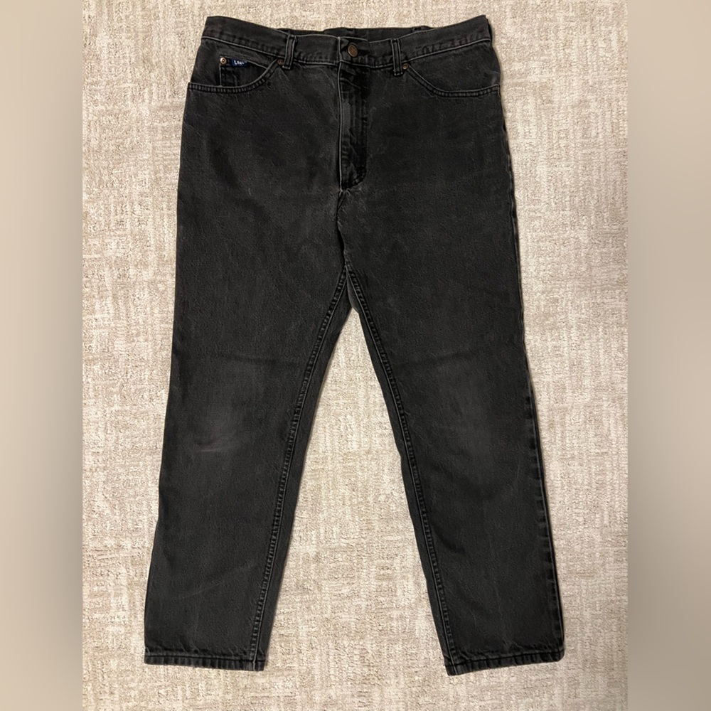 Men’s Lee Straight Charcoal Denim Jeans- Size 36x30